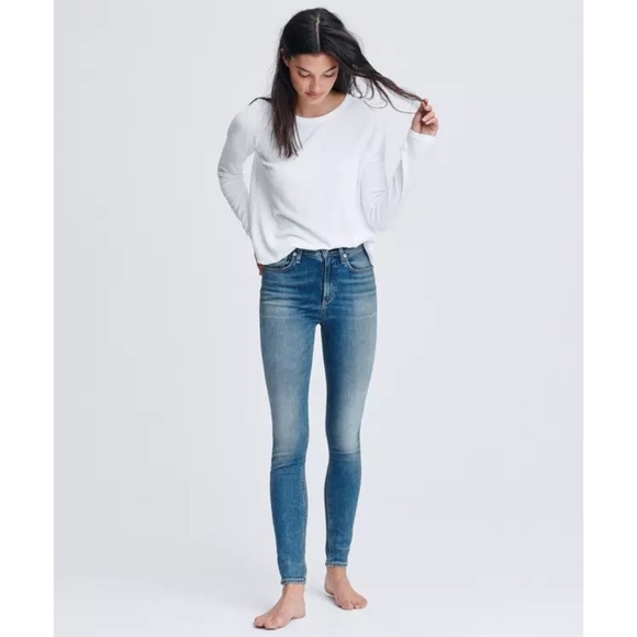 Rag & Bone Nina High-Rise Skinny In Exmoor - Picture 5 of 16